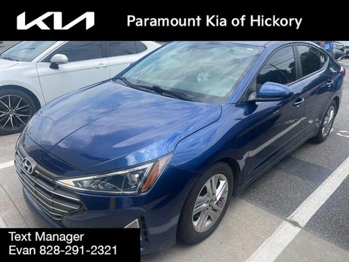 Lakeside Blue 2019 Hyundai ELANTRA SEL