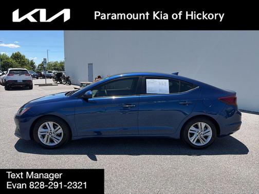 Lakeside Blue 2019 Hyundai ELANTRA SEL