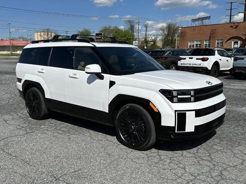 White 2026 Hyundai SANTA FE HEV Calligraphy