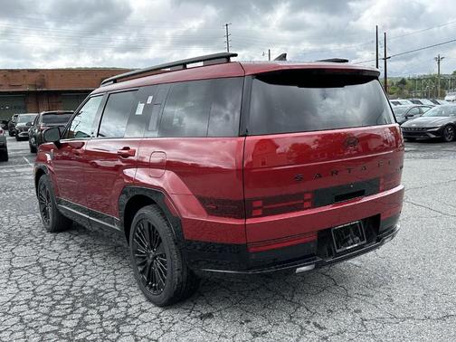 Red 2026 Hyundai SANTA FE HEV Calligraphy