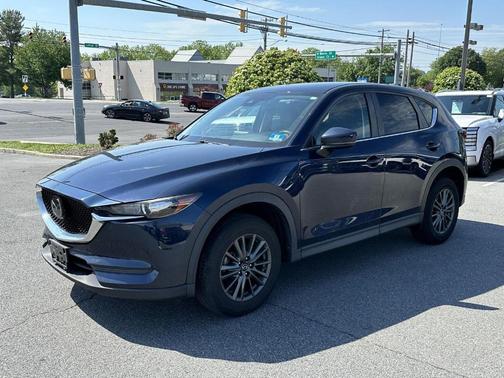 Deep Crystal Blue Mica 2020 Mazda CX-5 Touring