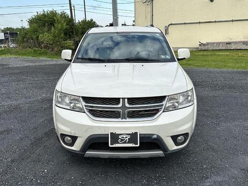 Pearl White Tri-Coat 2015 Dodge Journey Limited