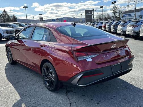 Red 2026 Hyundai ELANTRA SEL Sport