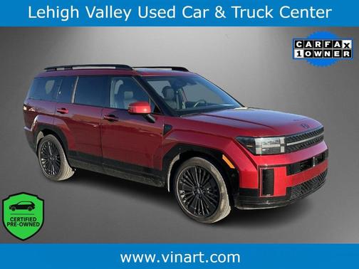 Red 2024 Hyundai SANTA FE HEV Calligraphy