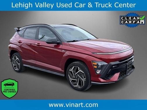 Red Metallic 2024 Hyundai KONA N Line