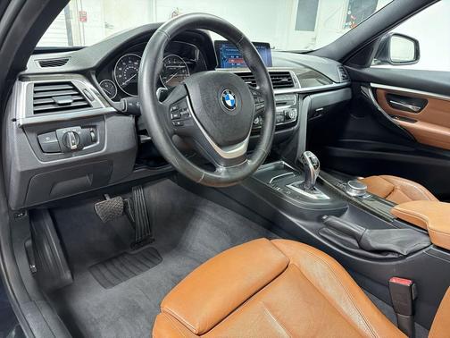 Blue 2017 BMW 330 330i