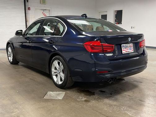 Blue 2017 BMW 330 330i