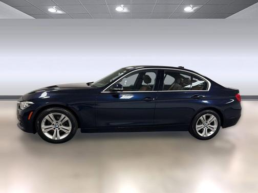 Blue 2017 BMW 330 330i