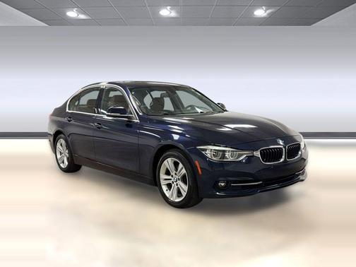 Blue 2017 BMW 330 330i