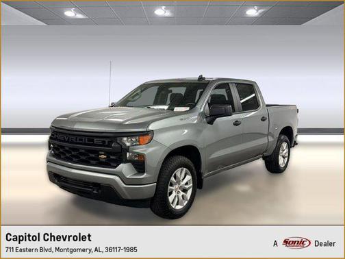 Sterling Gray Metallic 2025 Chevrolet Silverado 1500 Custom