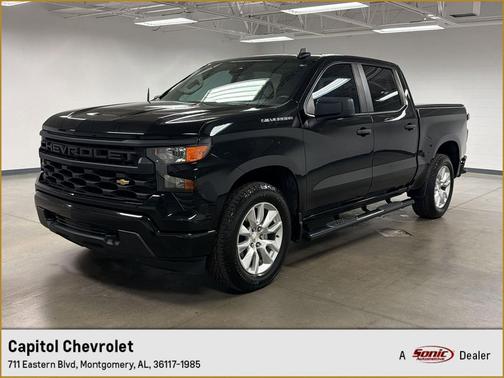 Black 2023 Chevrolet Silverado 1500 Custom