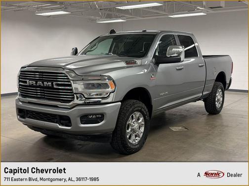 Billet Silver Metallic Clearcoat 2024 RAM 2500 Laramie Crew Cab 4x4 6'4' Box