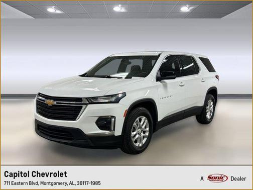 Summit White 2022 Chevrolet Traverse LS