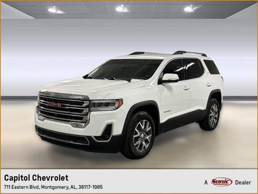 Summit White 2023 GMC Acadia FWD SLT