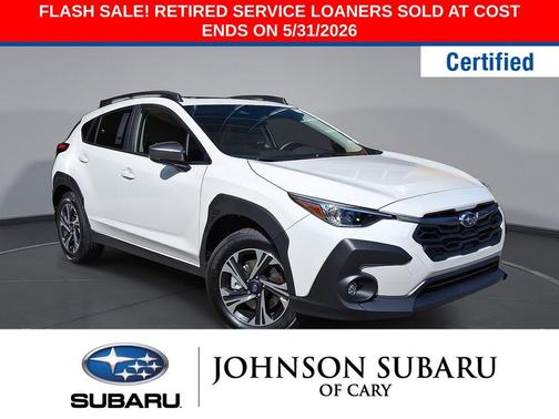 Crystal White Pearl 2025 Subaru Crosstrek Premium
