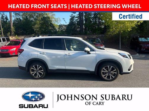 Crystal White Pearl 2023 Subaru Forester Limited