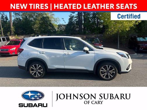 Crystal White Pearl 2023 Subaru Forester Limited