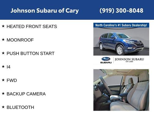 Obsidian Blue Pearl 2015 Honda CR-V EX