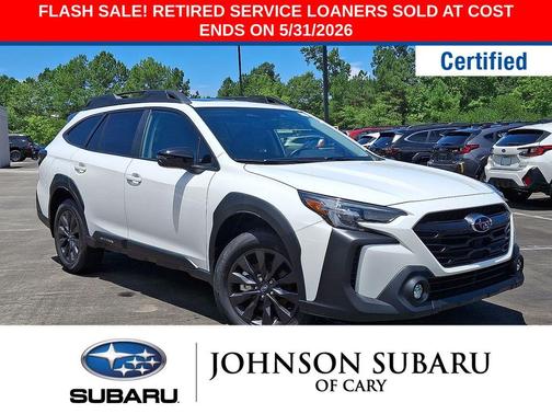 Crystal White Pearl 2025 Subaru Outback Onyx Edition