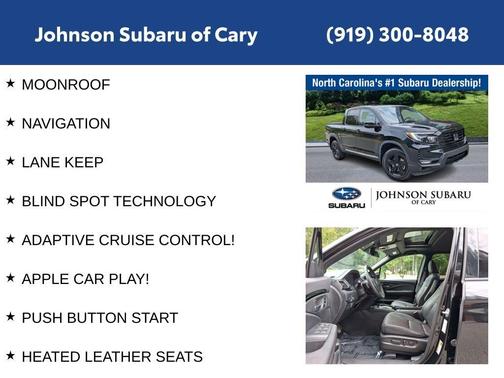 2022 Honda Ridgeline Black Edition