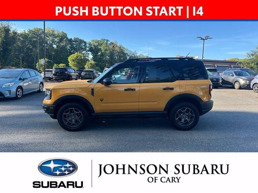 Yellow 2022 Ford Bronco Sport Badlands