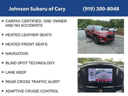 Radiant Red 2023 Chevrolet Traverse RS