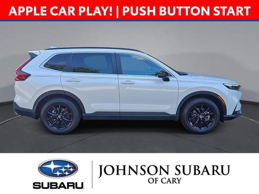 Platinum White Pearl 2025 Honda CR-V Hybrid Sport-L