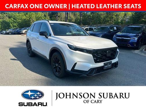 Platinum White Pearl 2025 Honda CR-V Hybrid Sport-L