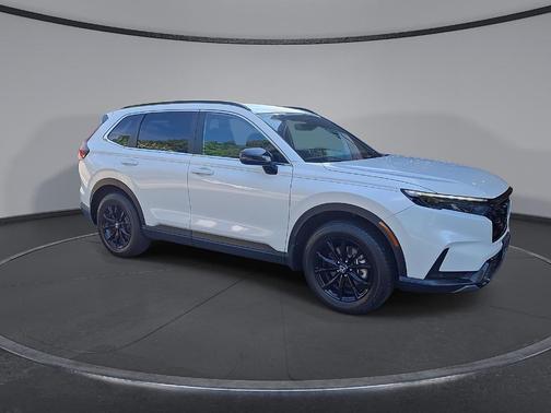 Platinum White Pearl 2025 Honda CR-V Hybrid Sport-L