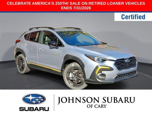 Ice Silver Metallic 2025 Subaru Crosstrek Sport
