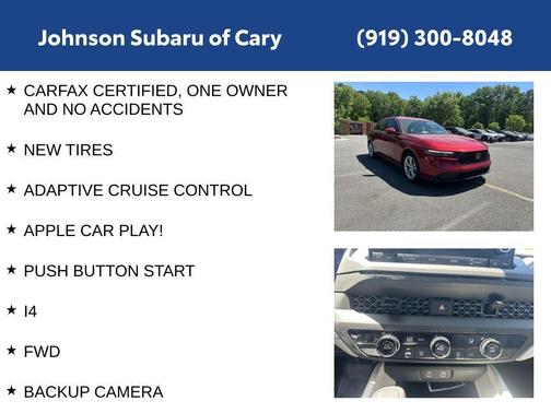 Radiant Red Metallic 2023 Honda Accord LX