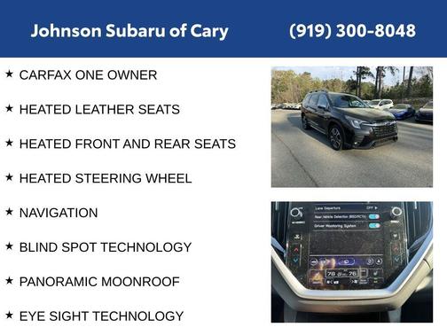 Crystal Black Silica 2023 Subaru Ascent Limited 8-Passenger
