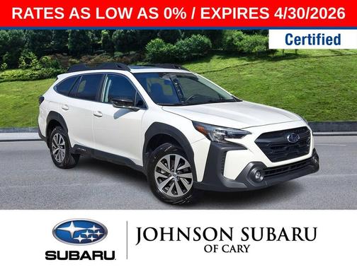 Crystal White Pearl 2025 Subaru Outback Premium