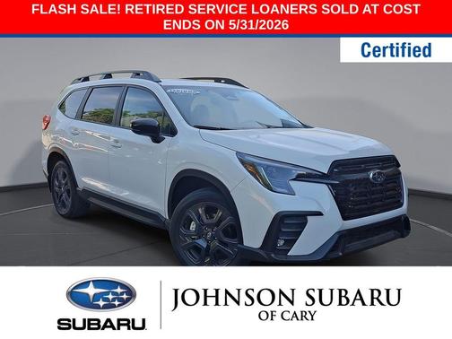 Crystal White Pearl 2026 Subaru Ascent Onyx Edition Touring