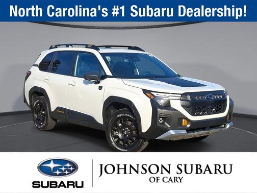 Crystal White Pearl 2026 Subaru Forester Wilderness