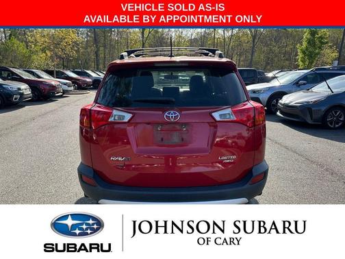 Red 2015 Toyota RAV4 Limited