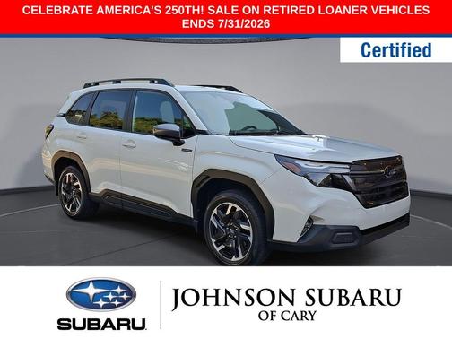 Crystal White Pearl 2026 Subaru Forester Premium