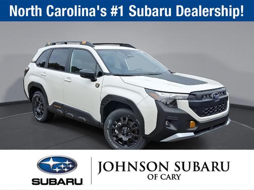 Crystal White Pearl 2026 Subaru Forester Wilderness