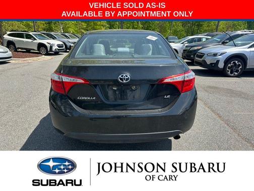 Black Sand 2015 Toyota Corolla LE