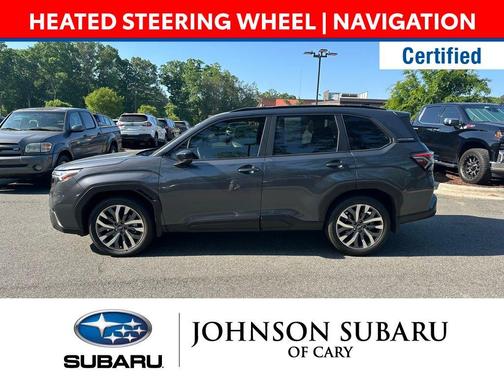 Gray Metallic 2025 Subaru Forester Touring
