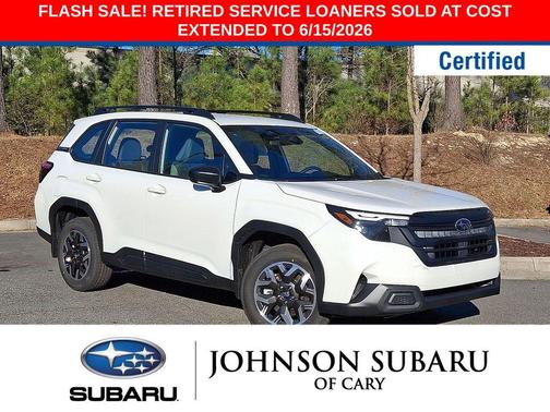Crystal White Pearl 2026 Subaru Forester