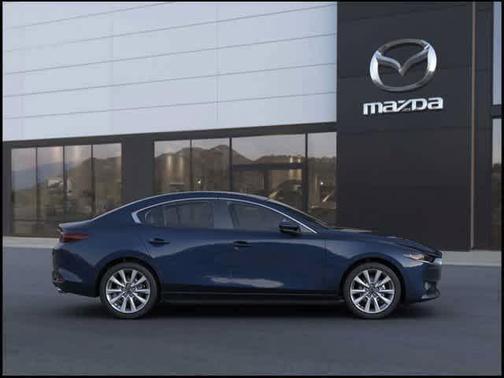 Deep Crystal Blue Mica 2026 Mazda Mazda3 FWD w/Preferred Package