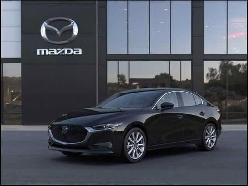 Jet Black Mica 2026 Mazda Mazda3 FWD w/Preferred Package