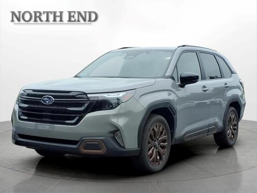 Riverrock Green 2025 Subaru Forester Hybrid Sport
