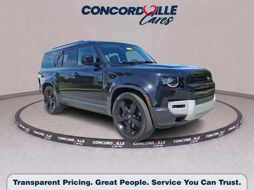 Santorini Black Metallic 2024 Land Rover Defender 130 P400 S