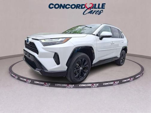 Wind Chill Pearl 2024 Toyota RAV4 Hybrid SE