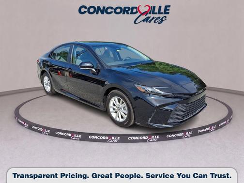 Midnight Black Metallic 2025 Toyota Camry LE