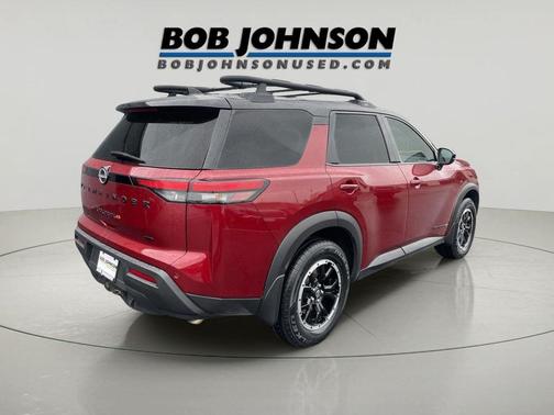 Scarlet Ember Tintcoat/Super Black 2023 Nissan Pathfinder Rock Creek 4WD