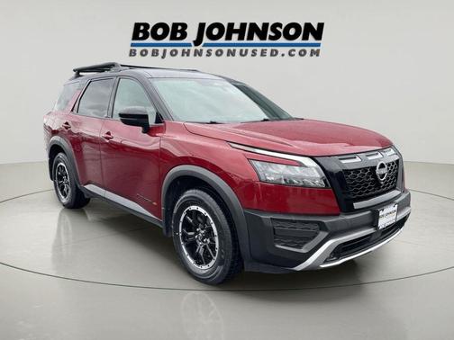 Scarlet Ember Tintcoat/Super Black 2023 Nissan Pathfinder Rock Creek 4WD