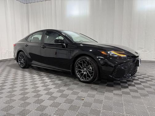 Midnight Black Metallic 2025 Toyota Camry XSE